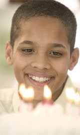 Boy at his Jump Dayz Birthday Party